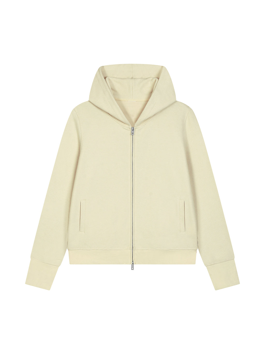 Women's Waffle Full Zip Hoodie