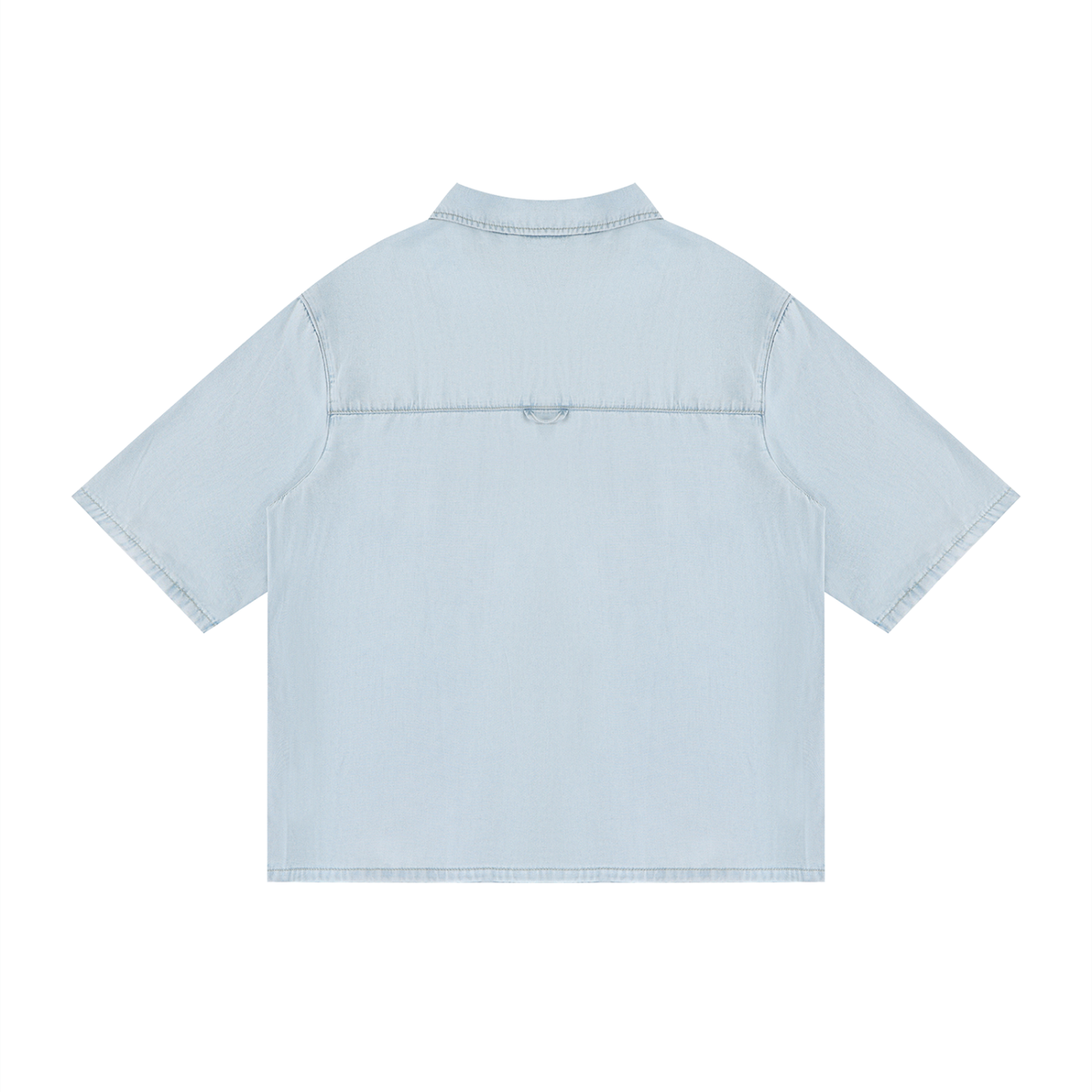 Unisex Vintage Wash Drop Shoulder Lyocell Shirt
