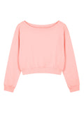 Women's Off-Shoulder Sweatshirt