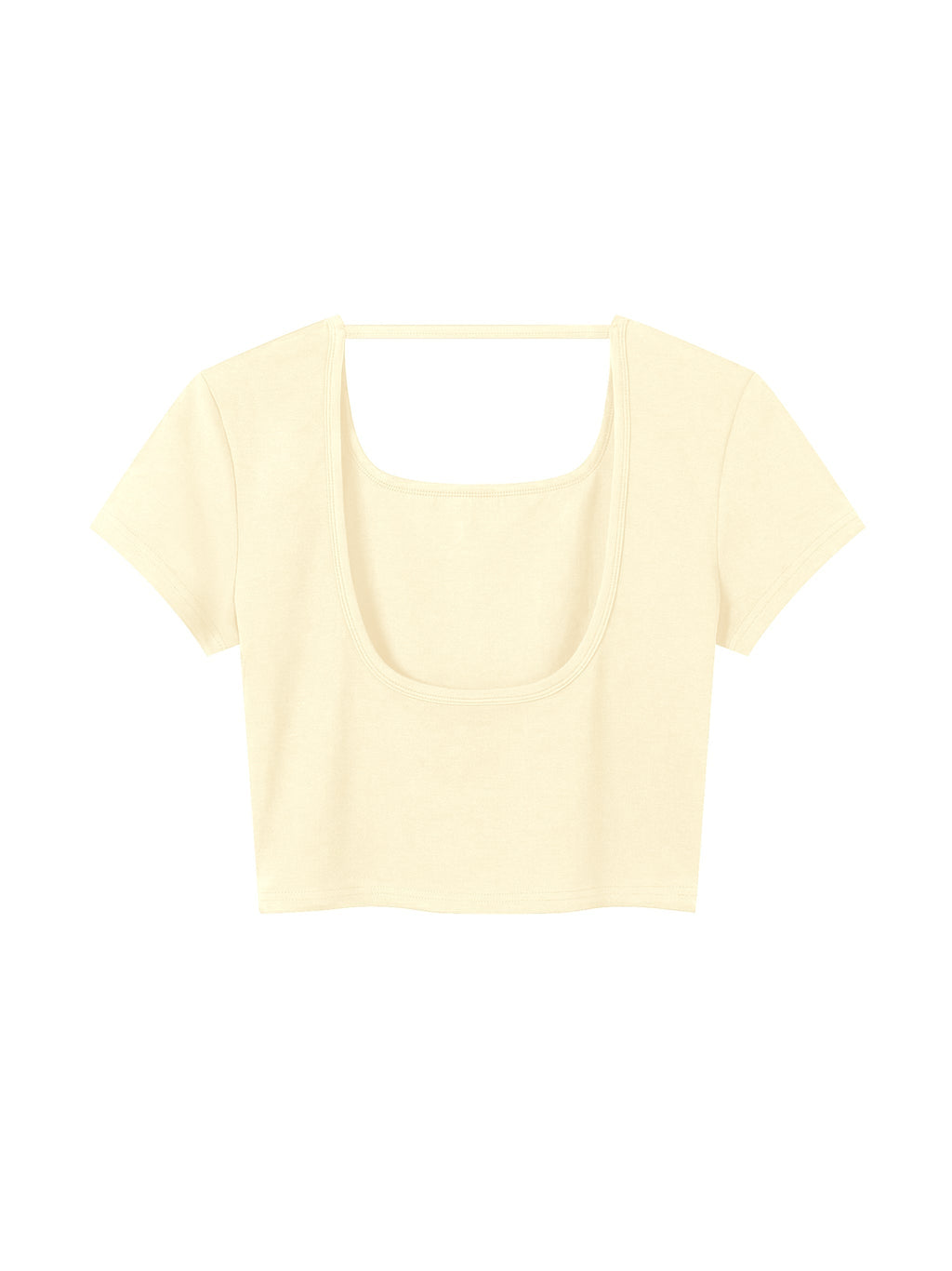 Women's Square Neck Crop T-Shirt