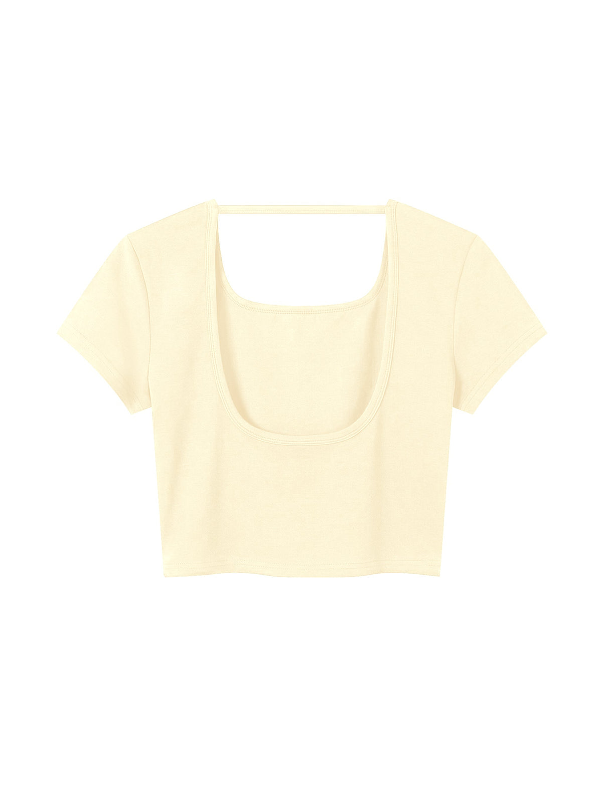 Women's Square Neck Crop T-Shirt