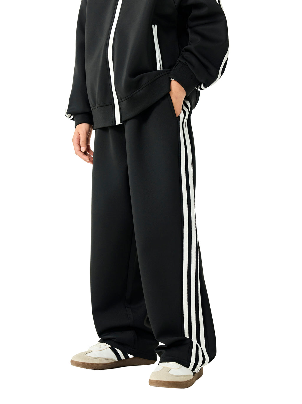 Kids' Contrast-Tape Sweatpants