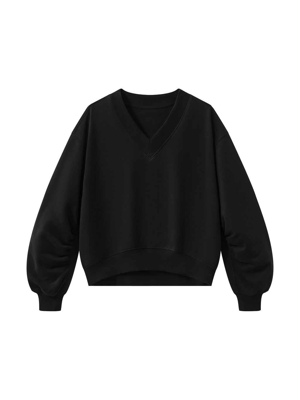 Women’s Crop V-Neck Sweatshirt