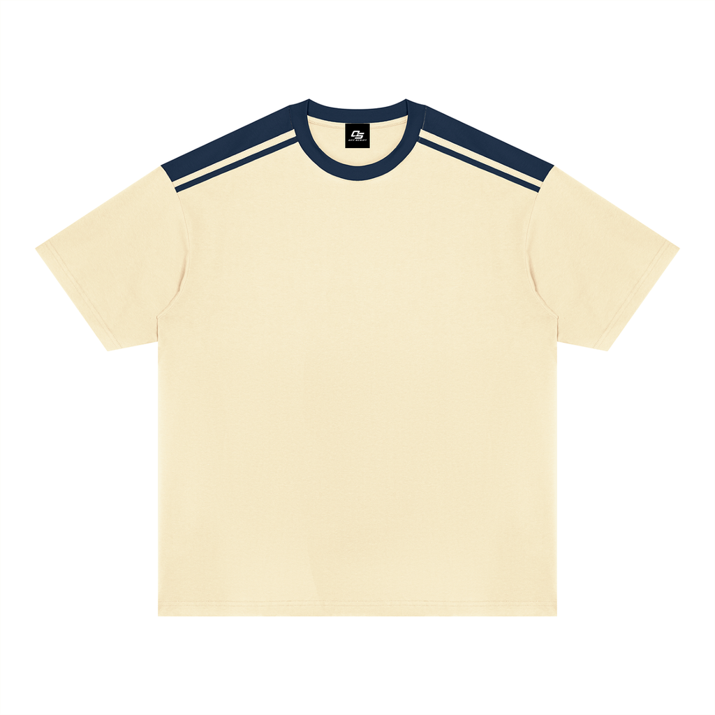 Unisex Color Block Loose T-Shirt