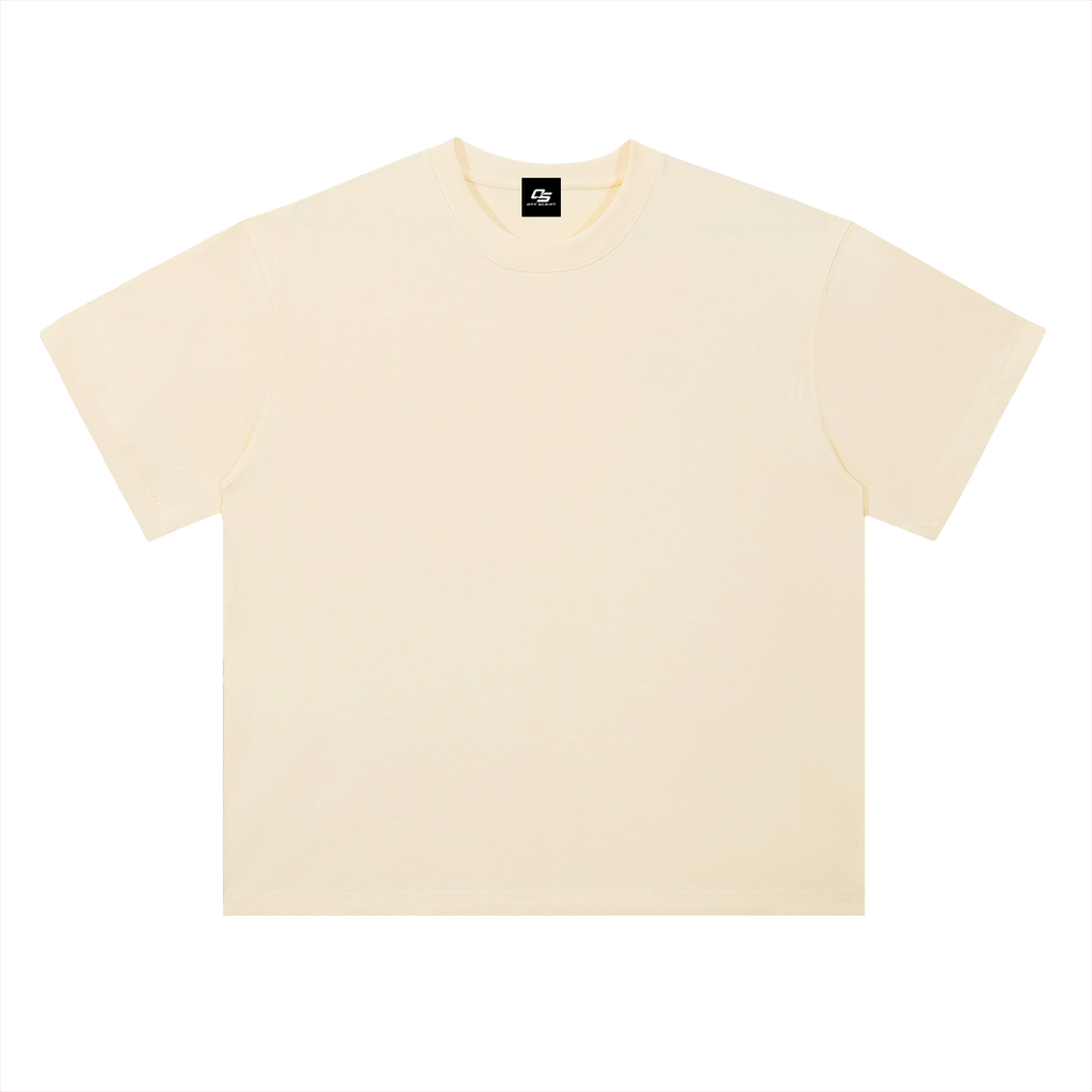 Heavyweight Drop Shoulder Cotton T-Shirt