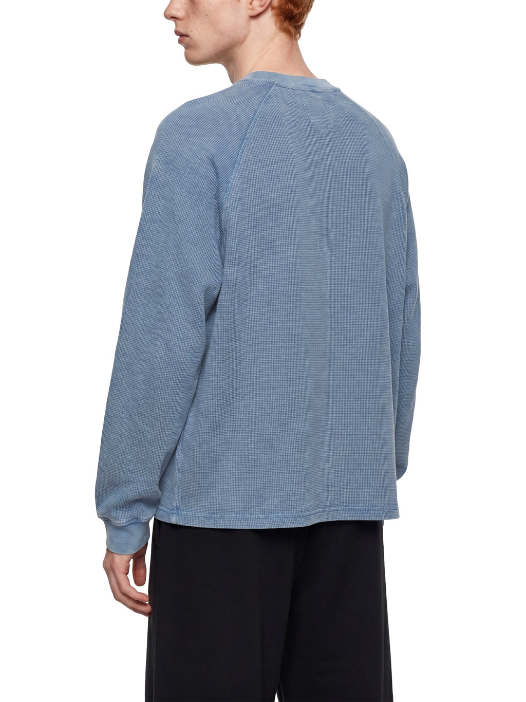 Unisex Vintage Wash Boxy Waffle T-Shirt