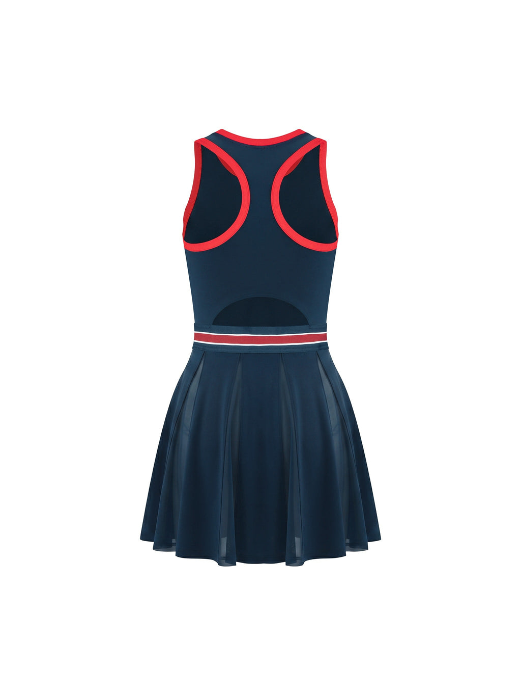 Women’s Color Block A-Line Sleeveless Dress