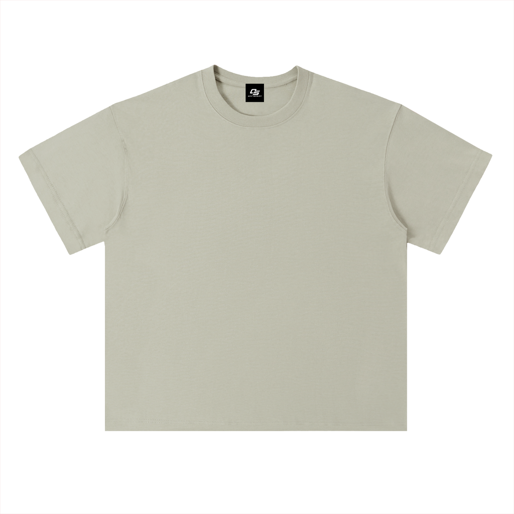 Heavyweight Drop Shoulder Cotton T-Shirt