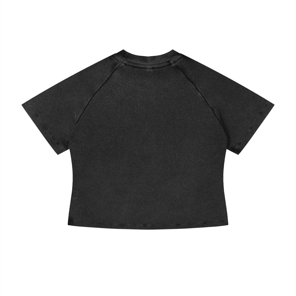 Women's Mineral Wash Crop T-Shirt
