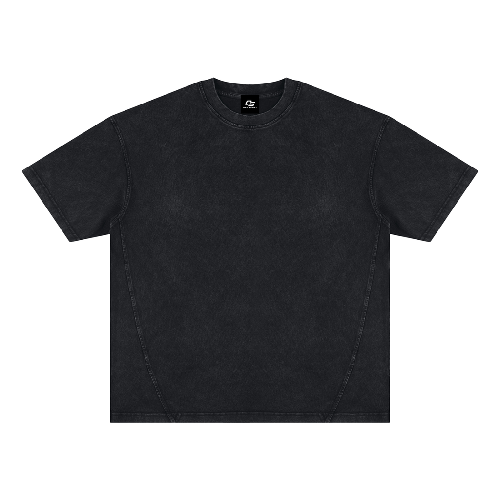 Unisex Vintage Wash Paneling T-Shirt