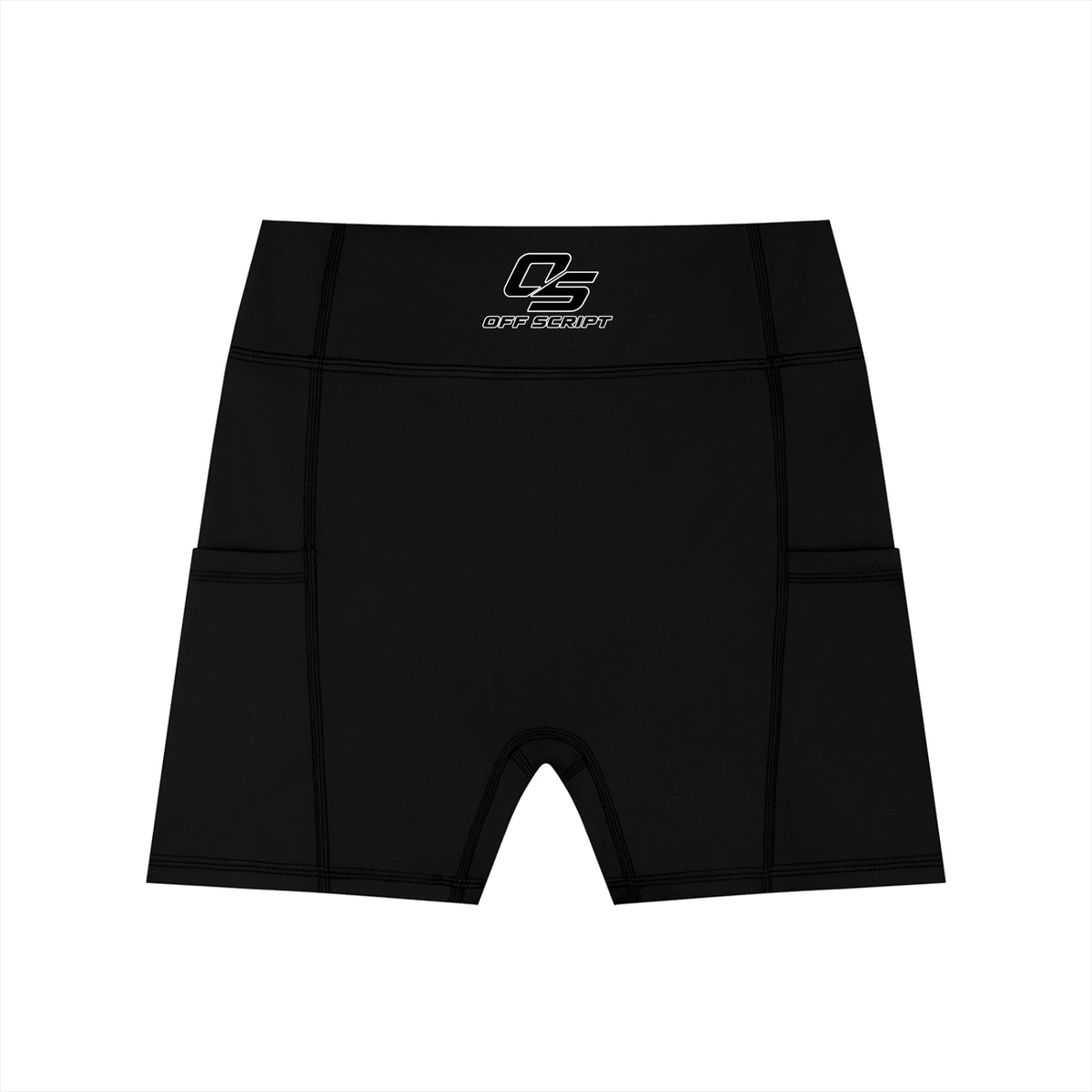 Off Script Women’s High-Waisted Pocket Biker Shorts