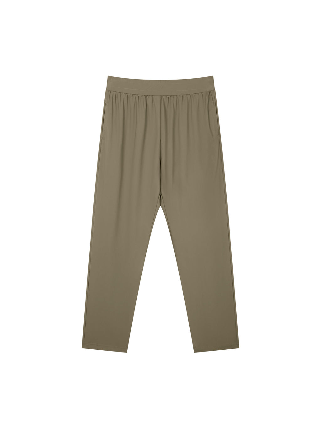 Men's Straight Leg Elastic Waist Pants