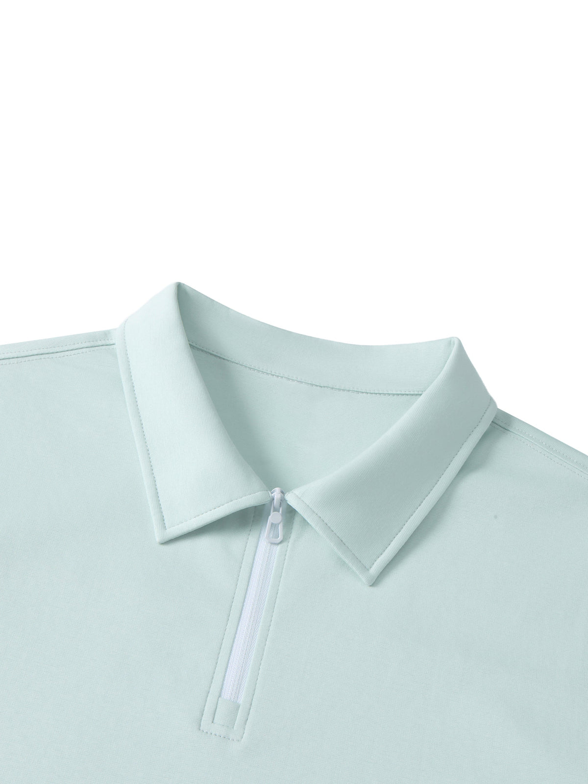 Unisex Quarter-Zip Polo Shirt
