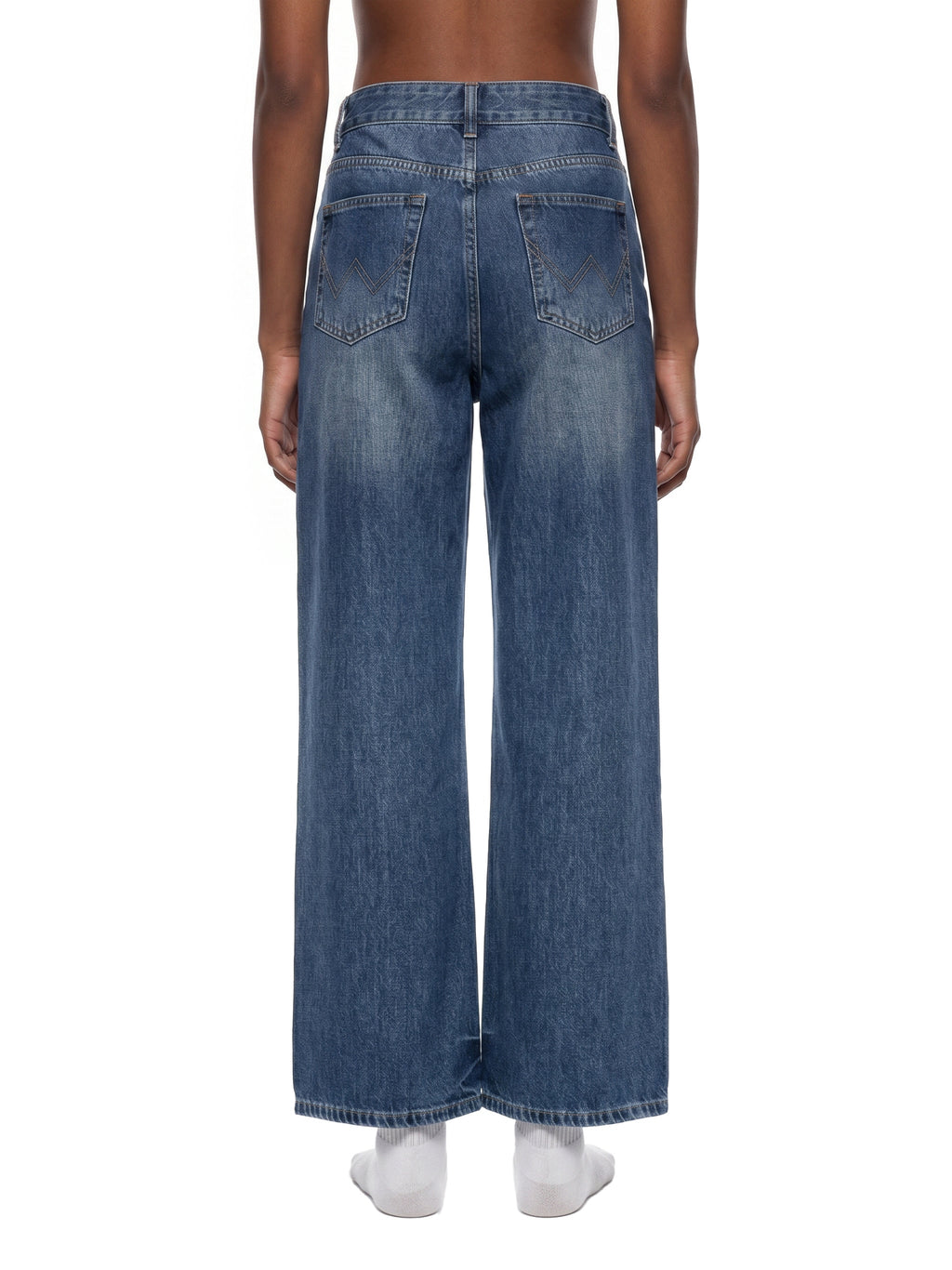 Women’s Vintage Wash Wide Leg Jeans