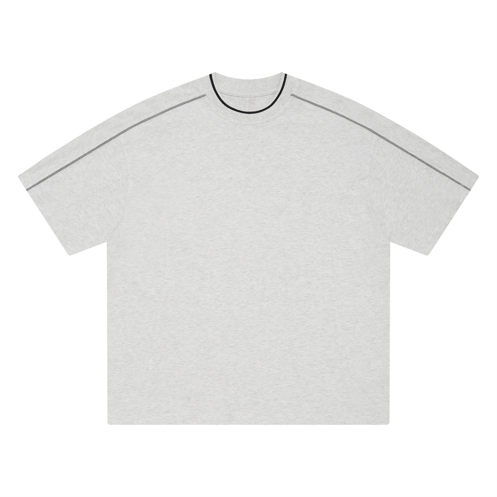Unisex Oversized Contrast Tape T-Shirt