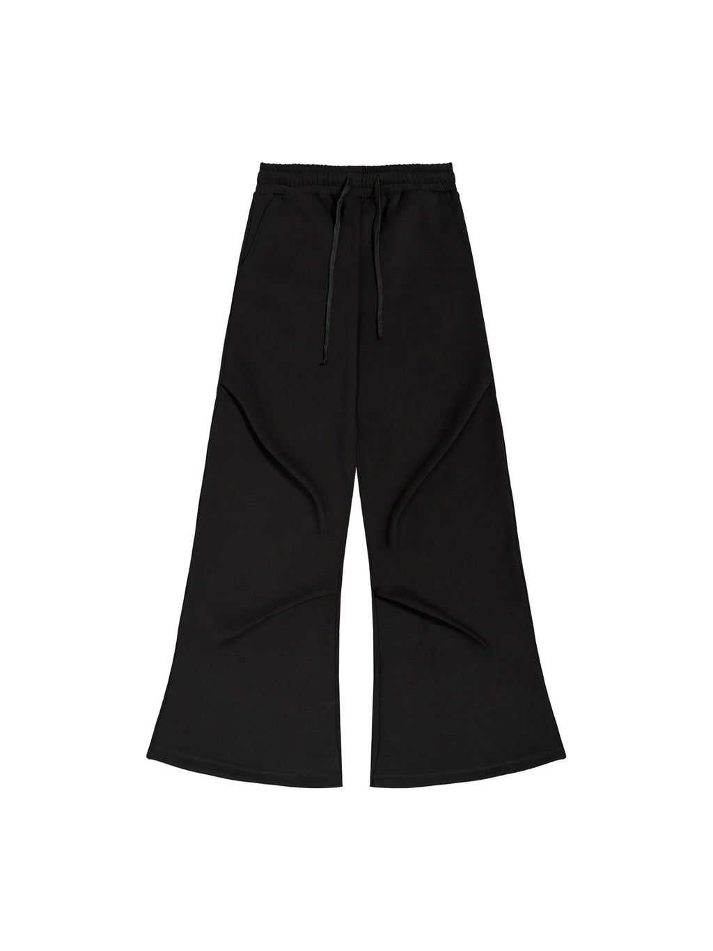 Wide-Leg Drawstring Sweatpants