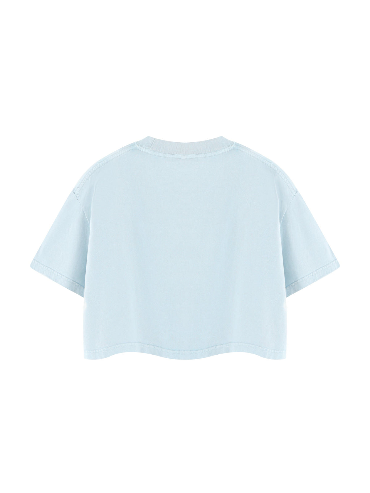 Women's Mineral Wash Cotton Crop T-Shirt