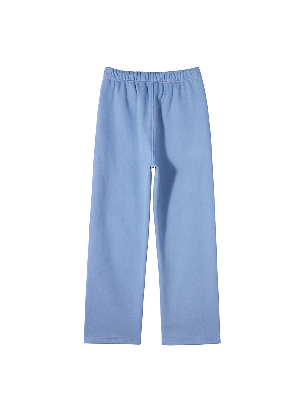 Unisex Solid Colour Fleece Straight-Leg Pants