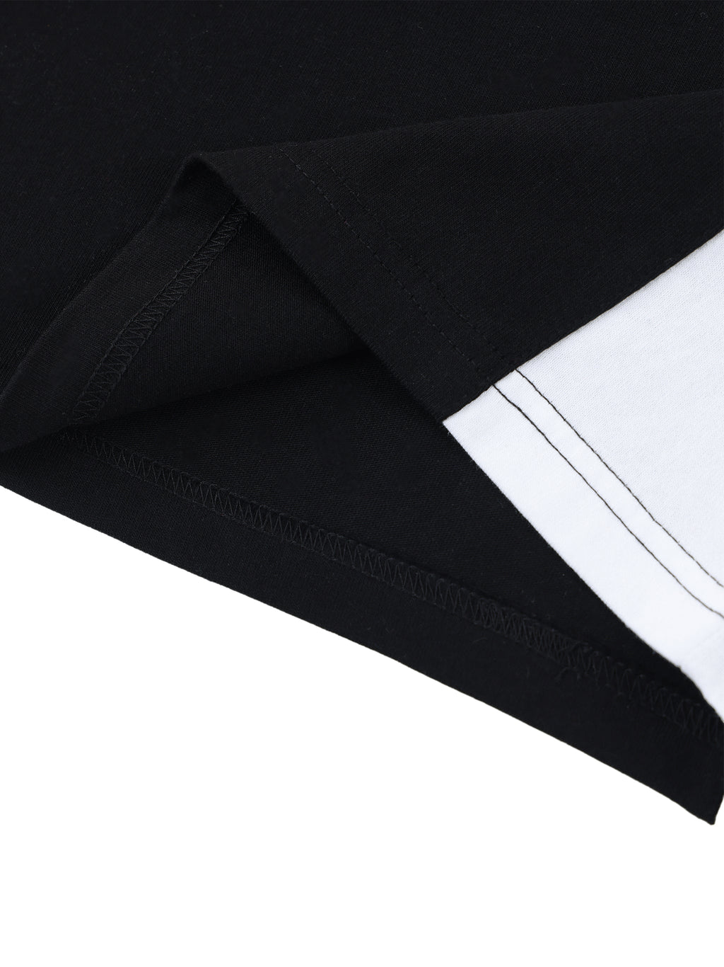 Unisex Oversized Color Block V-Neck T-Shirt