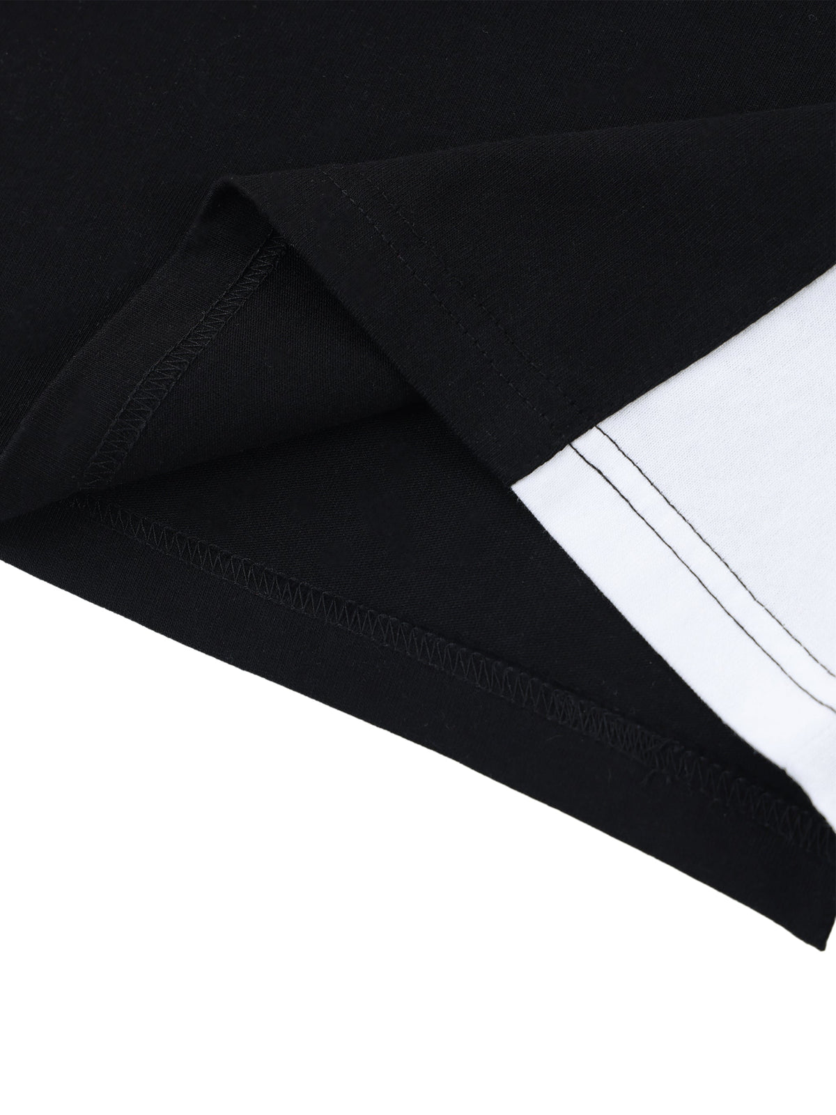 Unisex Oversized Color Block V-Neck T-Shirt