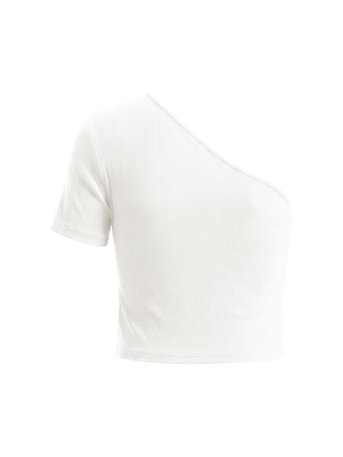 Women's One-Shoulder Crop T-Shirt