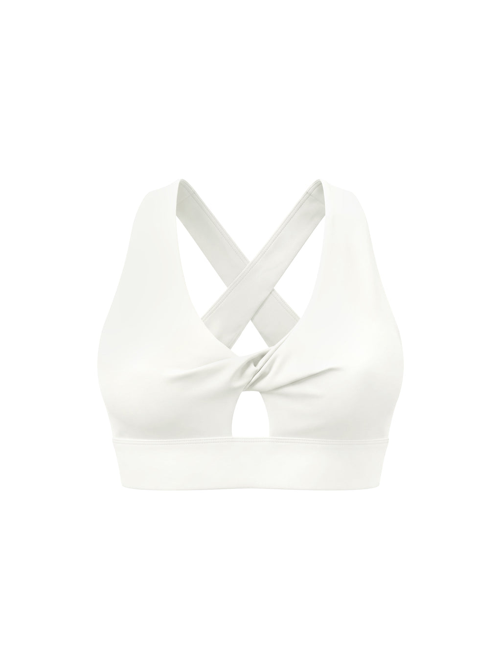 Women's Twist Front V-Neck Sports Bra
