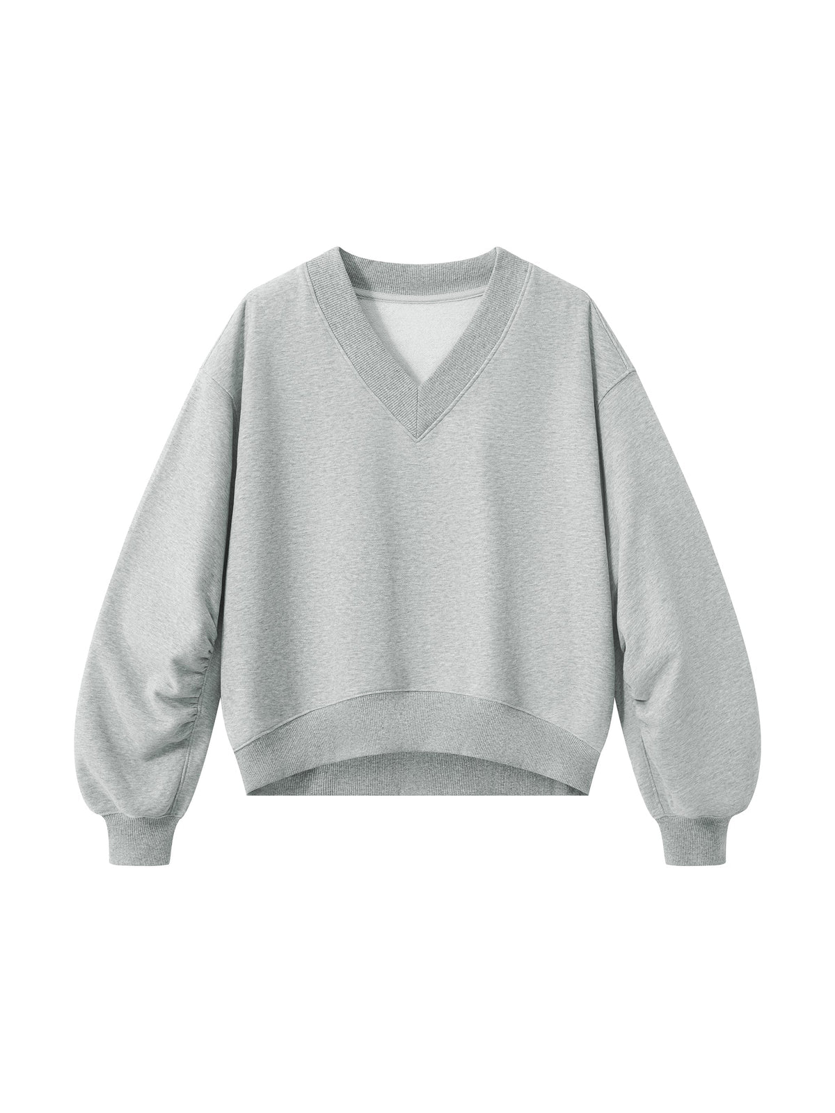 Women’s Crop V-Neck Sweatshirt