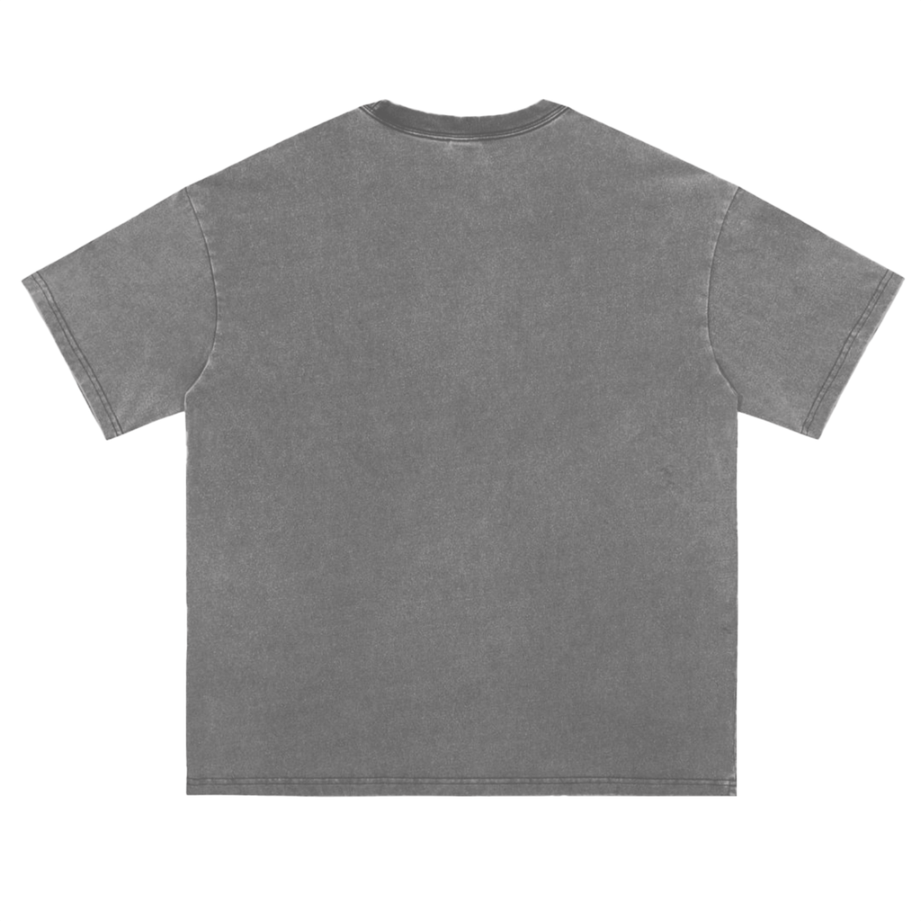 Vintage Washed Loose Fluffy T-Shirt
