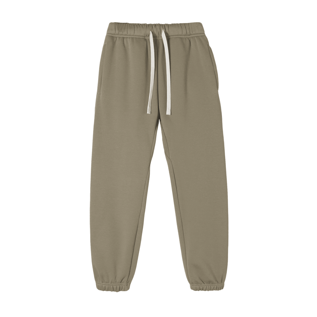 Unisex Essential Fleece Sweatpants – Carbon Grey front view