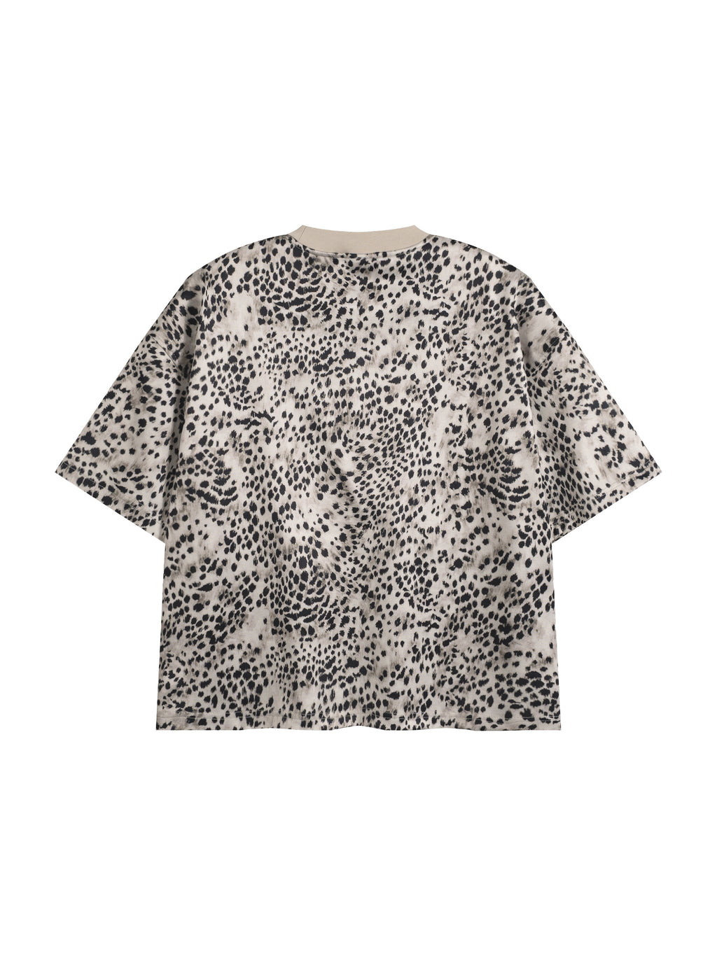 Unisex Leopard Print Boxy T-Shirt