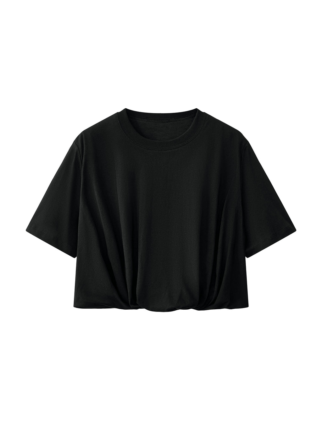 Women’s Crop Bubble Hem T-Shirt