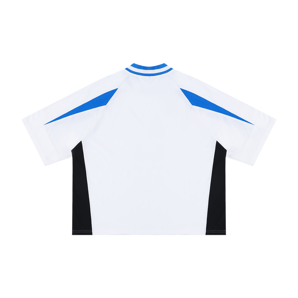 Unisex Oversized Color Block V-Neck T-Shirt