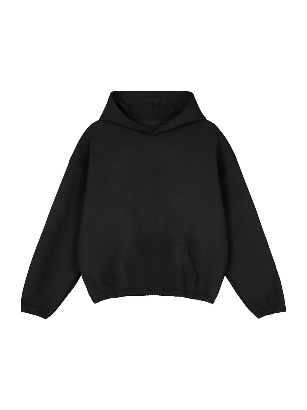 Boxy Cinched Hem Hoodie