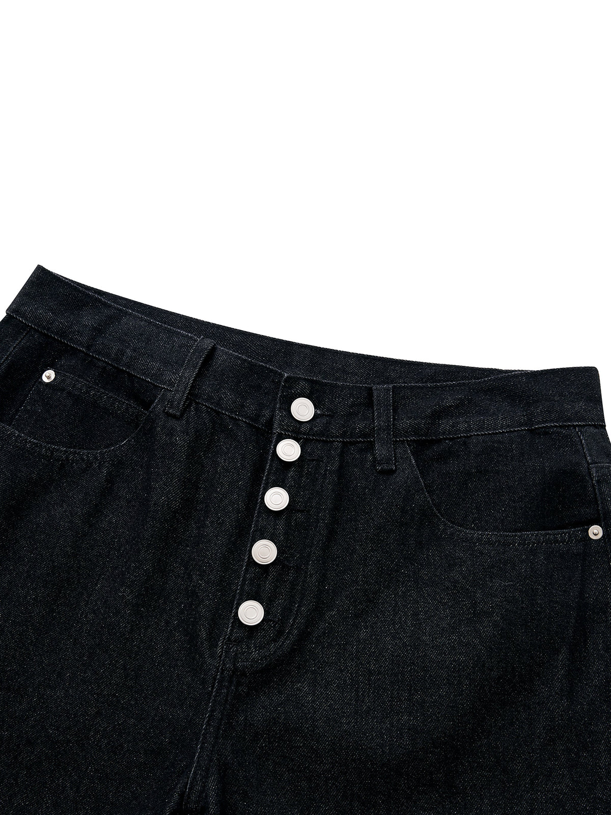 Men's Vintage Wash Wide Leg Denim Jeans