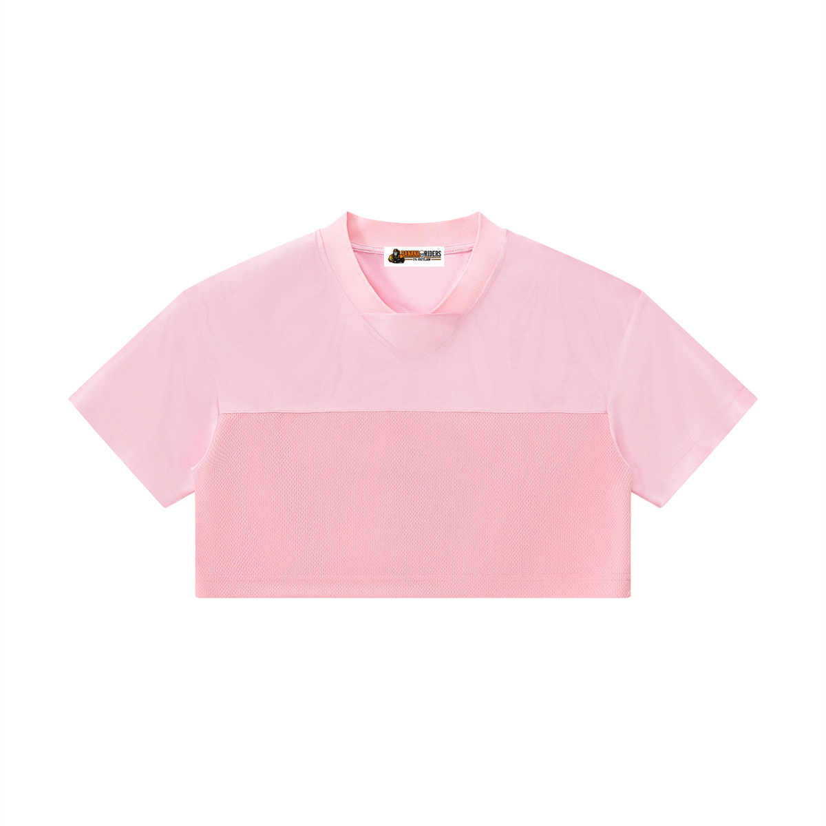Women’s Cropped Paneled V-Neck Jersey