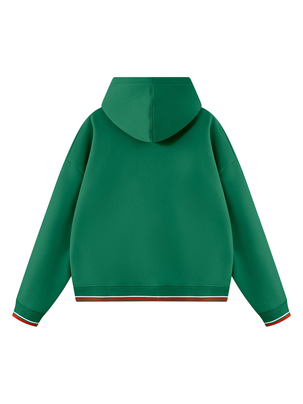 Unisex Oversized Color Block Fleece Hoodie