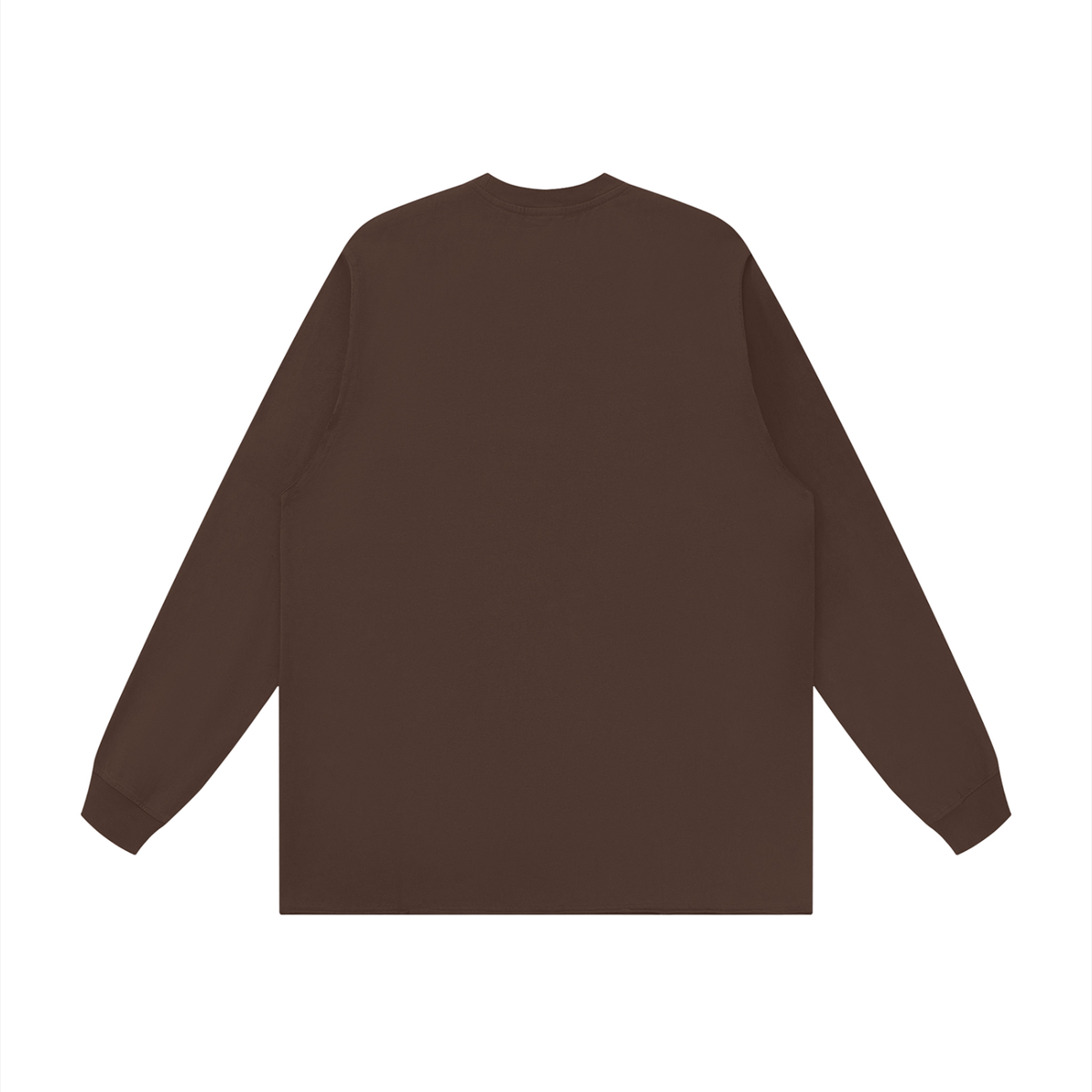 Unisex Raw Hem Long Sleeve T-Shirt