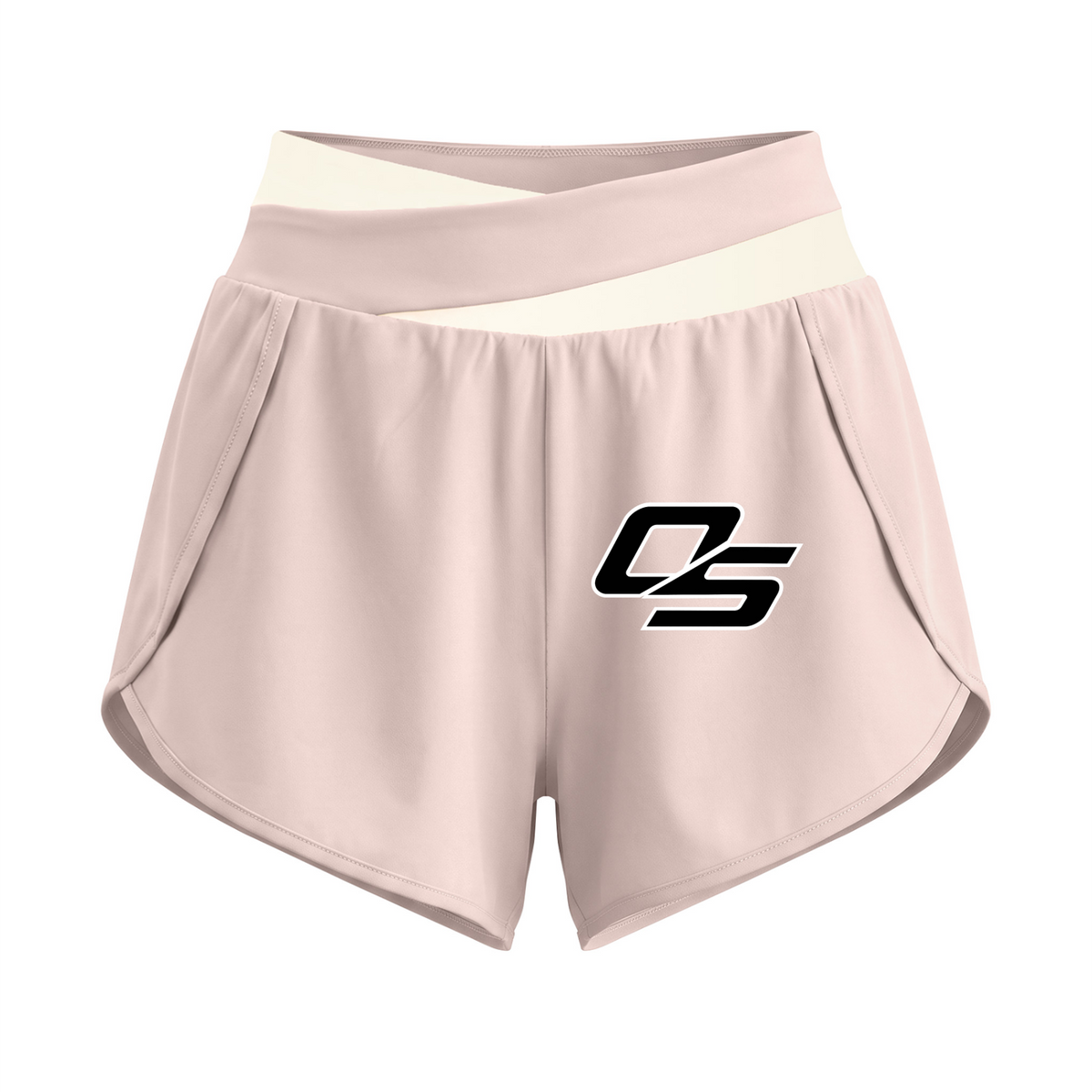 Off Script Women’s High-Rise Panelled Yoga Shorts