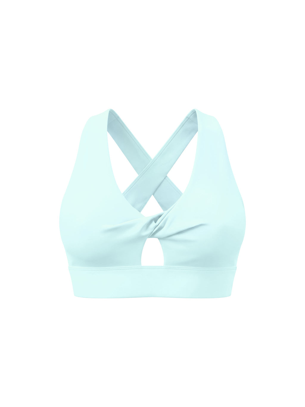 Women's Twist Front V-Neck Sports Bra