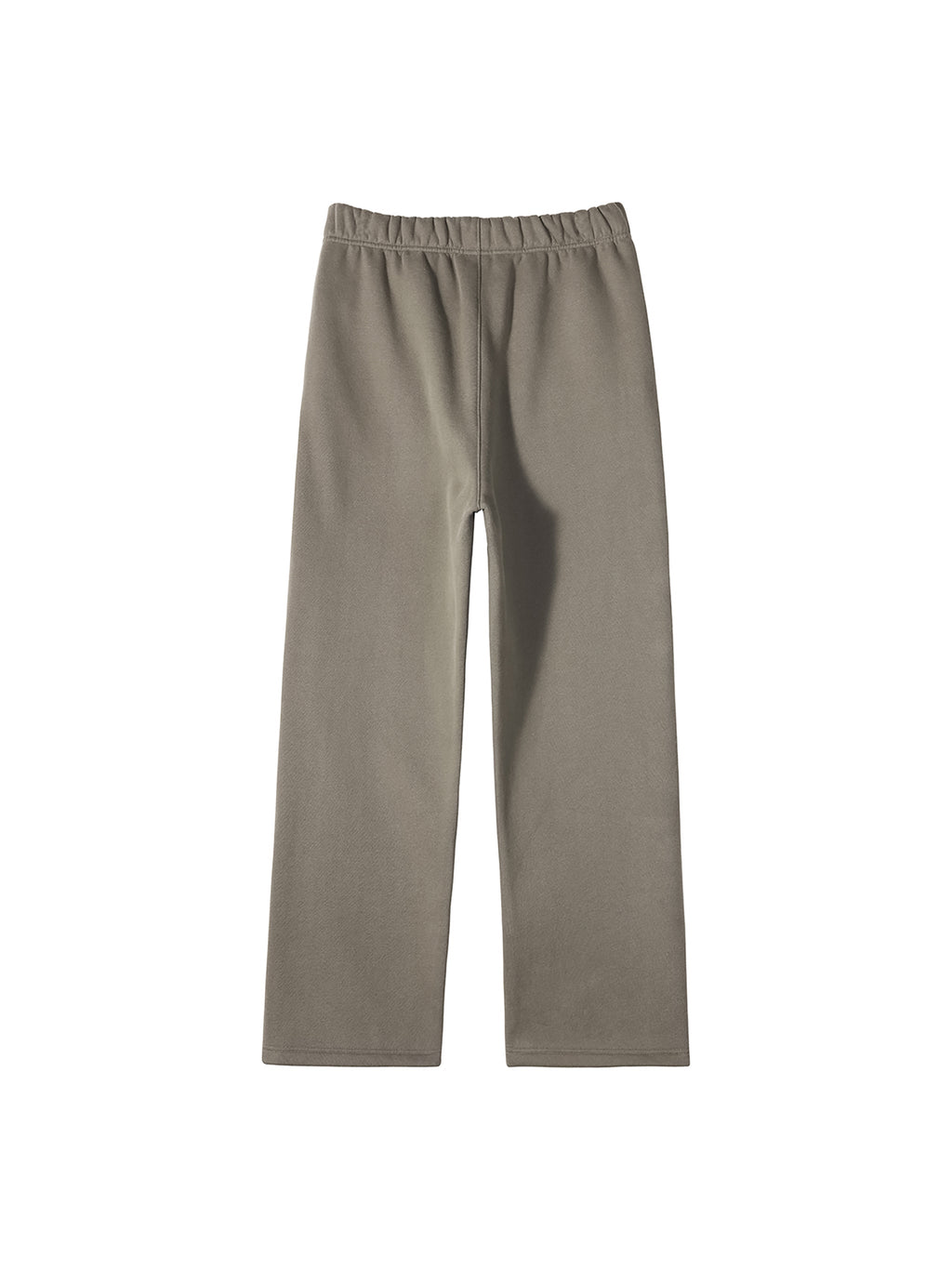 Unisex Solid Colour Fleece Straight-Leg Pants