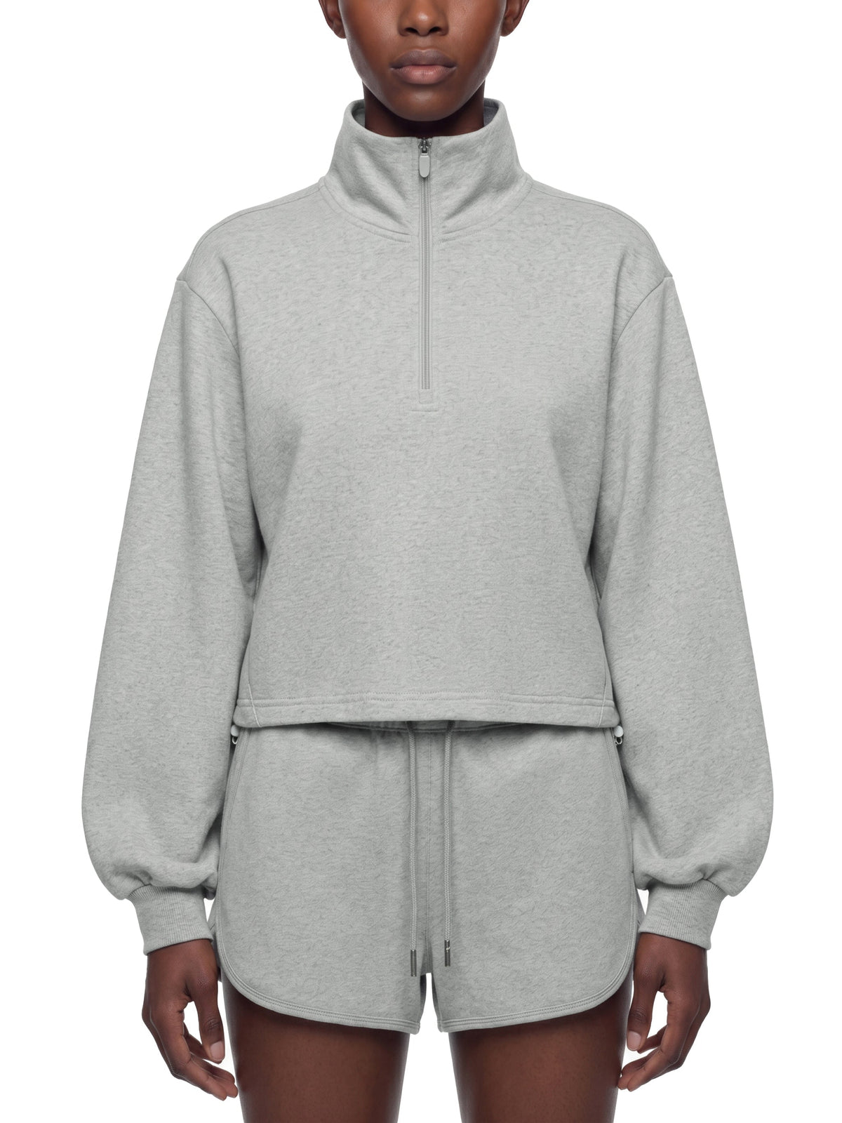 Women’s Mock-Neck Quarter-Zip Sweatshirt