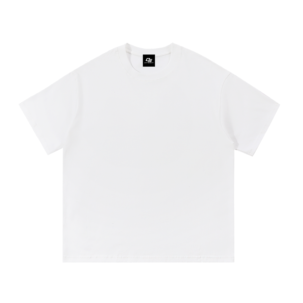 White Unisex Essential Cotton T-Shirt front view