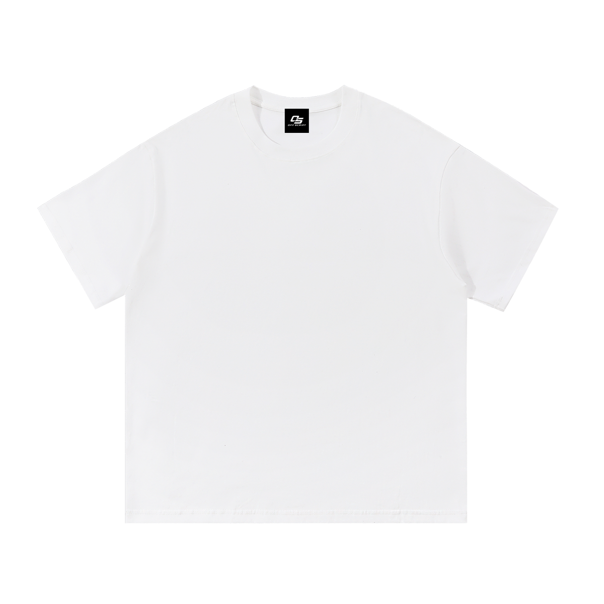 White Unisex Essential Cotton T-Shirt front view