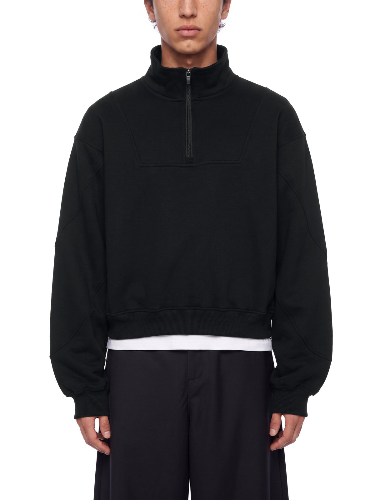 Women’s Loose Fleece Quarter-Zip Sweatshirt