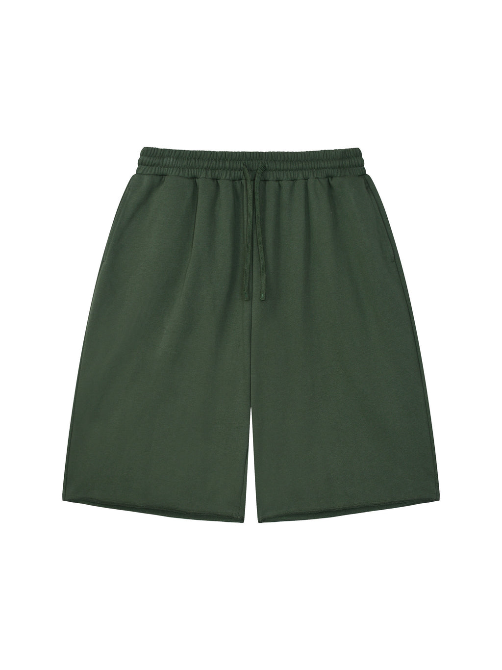 Unisex Loose Raw Edge Shorts