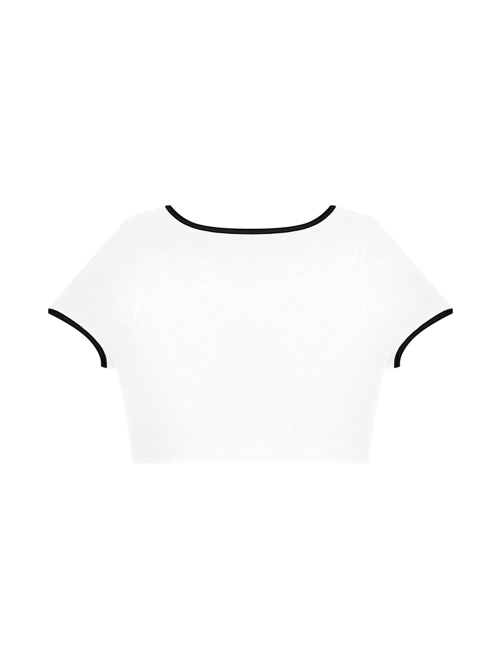 Women's Color Block Crop T-Shirt