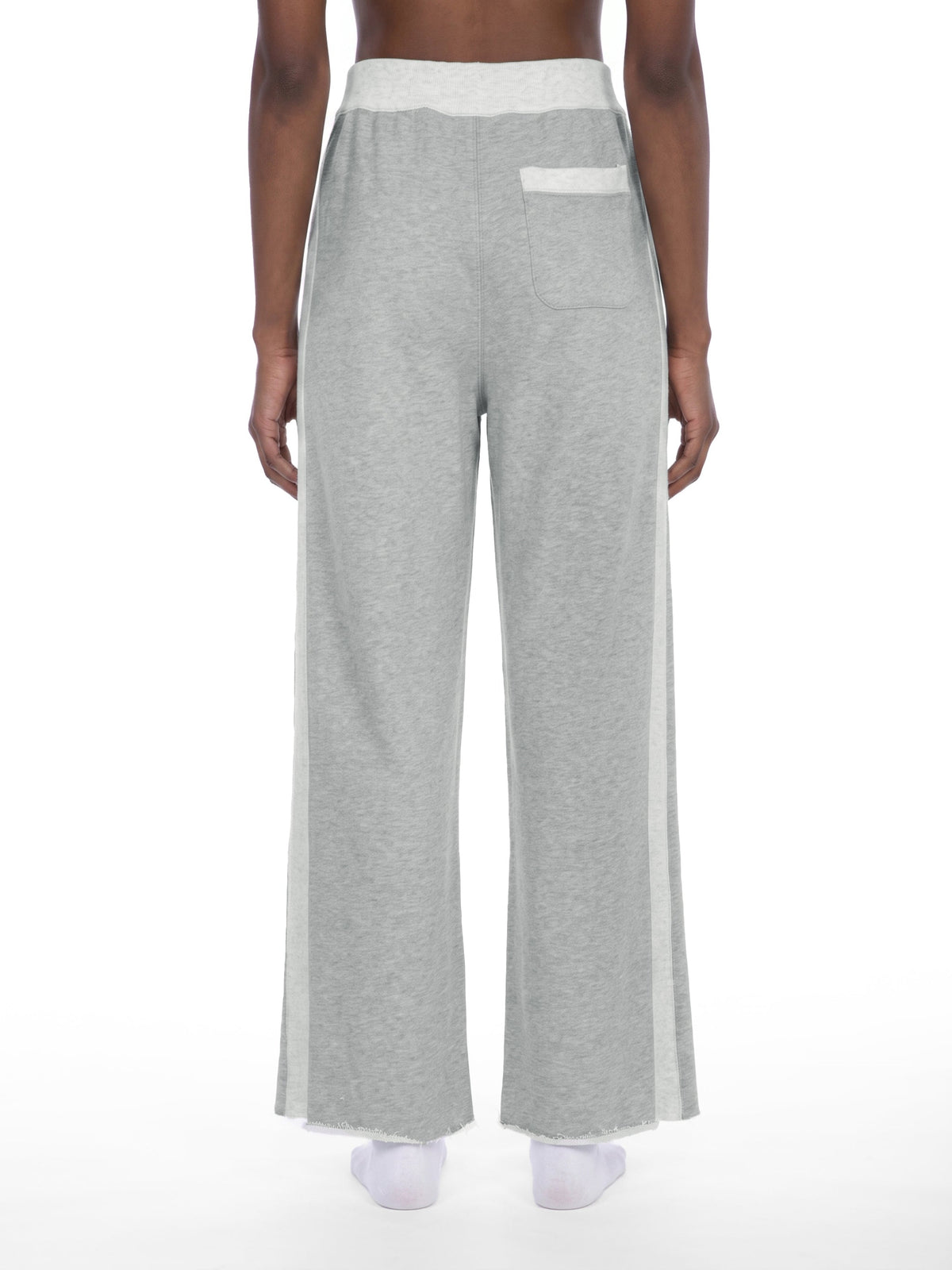 Women's Color Block Raw Hem Sweatpants