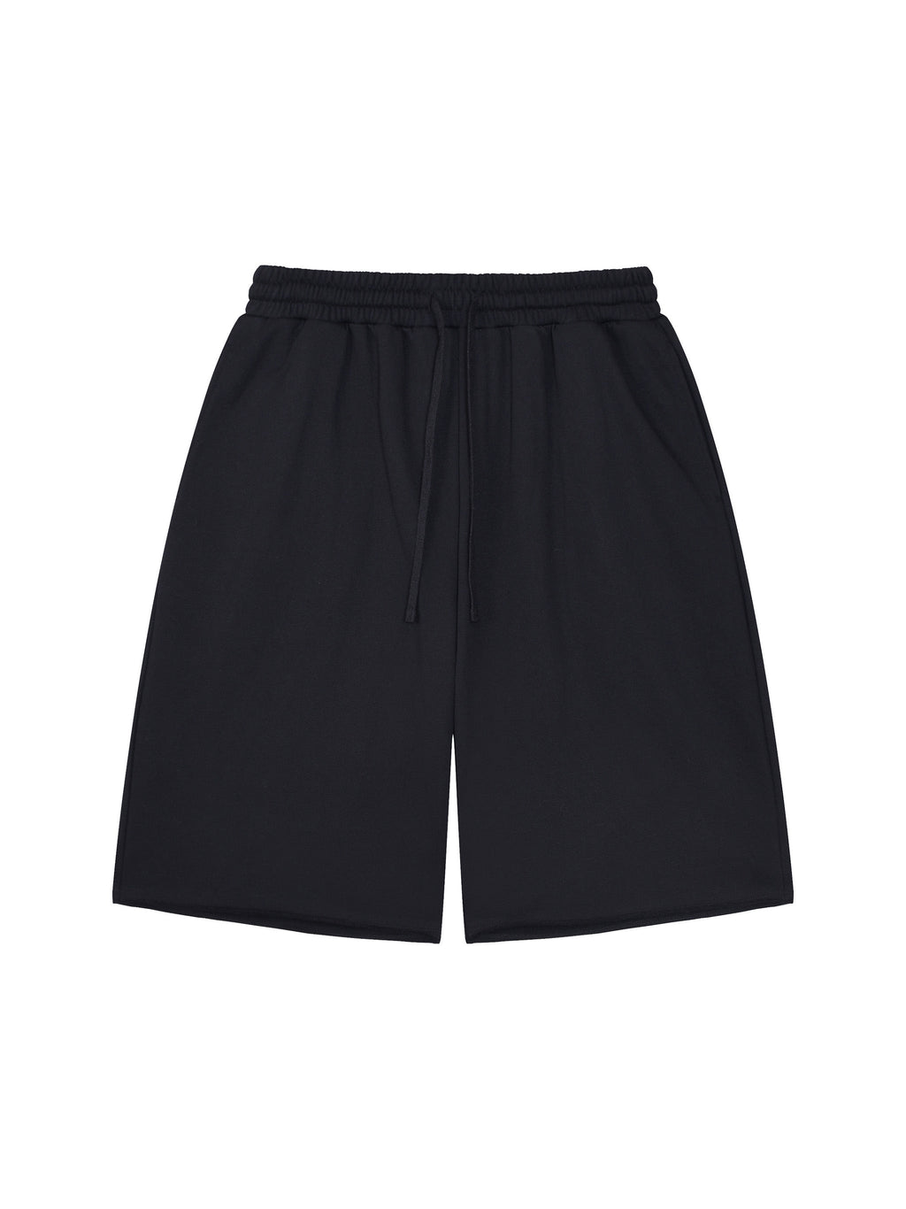 Unisex Loose Raw Edge Shorts