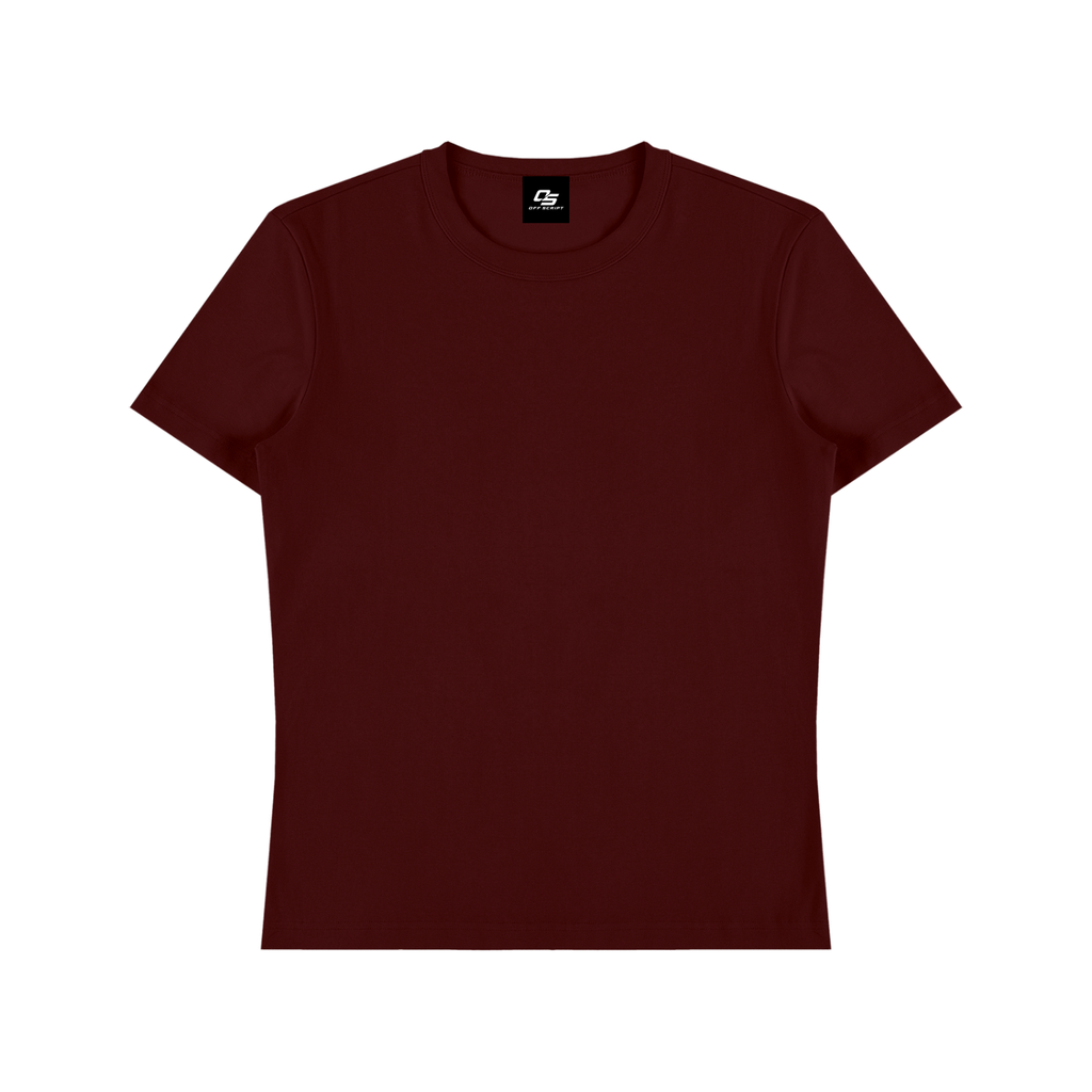 Jujube Red Unisex Heavyweight Cotton T-Shirt front product view