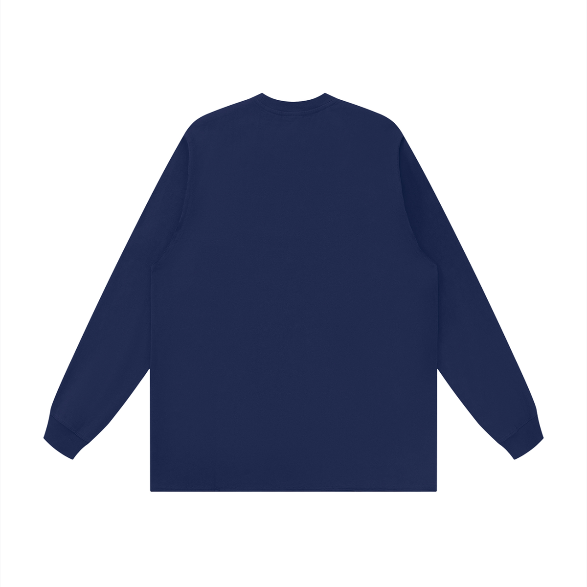 Unisex Raw Hem Long Sleeve T-Shirt
